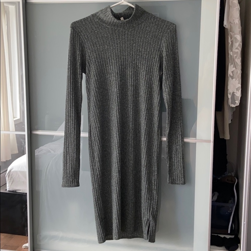 Aritzia turtleneck sweater dress